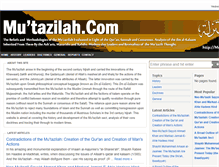 Tablet Screenshot of mutazilah.com